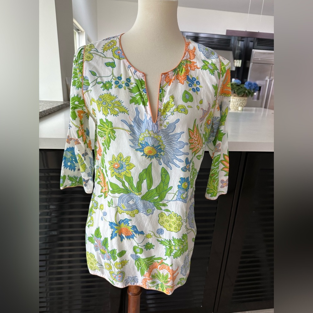Gretchen Scott, vintage tunic size medium